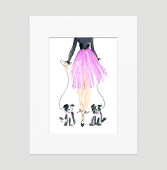 Let'S Dance Art Print - Fashion Illustration Wall Art Collection-Di Lewis