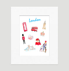 London Art Print - Travel Print Wall Art Collection-Di Lewis