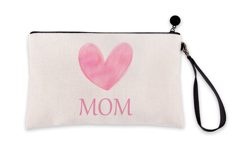 Big Pink Heart – Mom Makeup Bag – Mother’s Day Collection