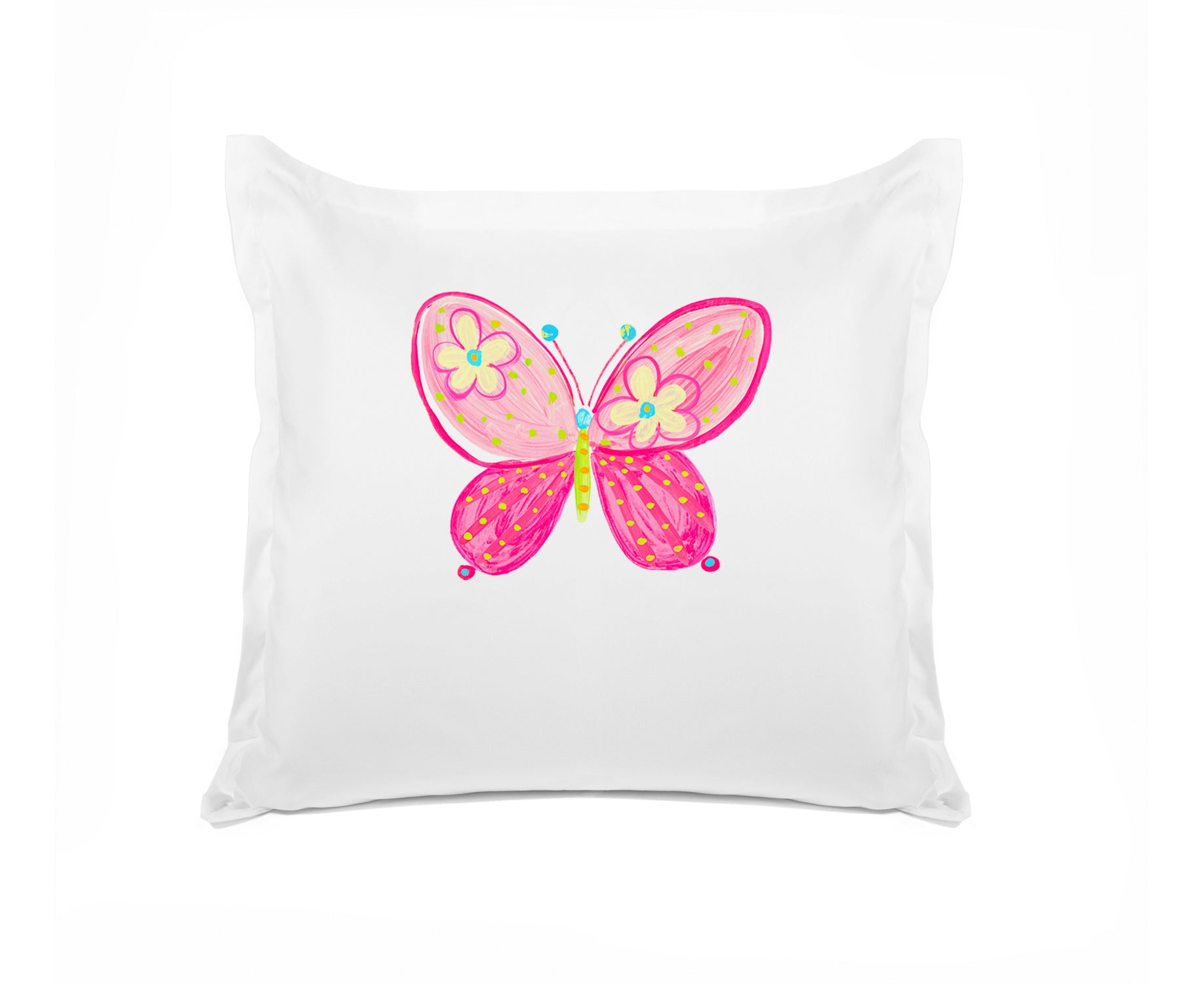 Madam Butterfly - Personalized Kids Pillowcase Collection-Di Lewis