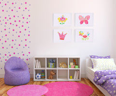 Madam Butterfly Art Print - Kids Wall Art Collection-Di Lewis