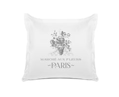 Marché Aux Fleurs Floral - Decorative Pillowcase Collection-Di Lewis