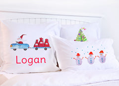 Christmas Santa Express - Kids Personalized Pillowcase Collection