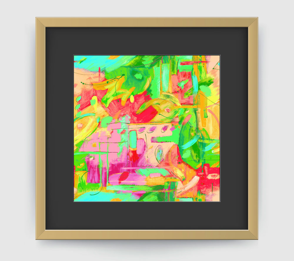 Musee Paintbox Art Print - Abstract Art Wall Decor Collection