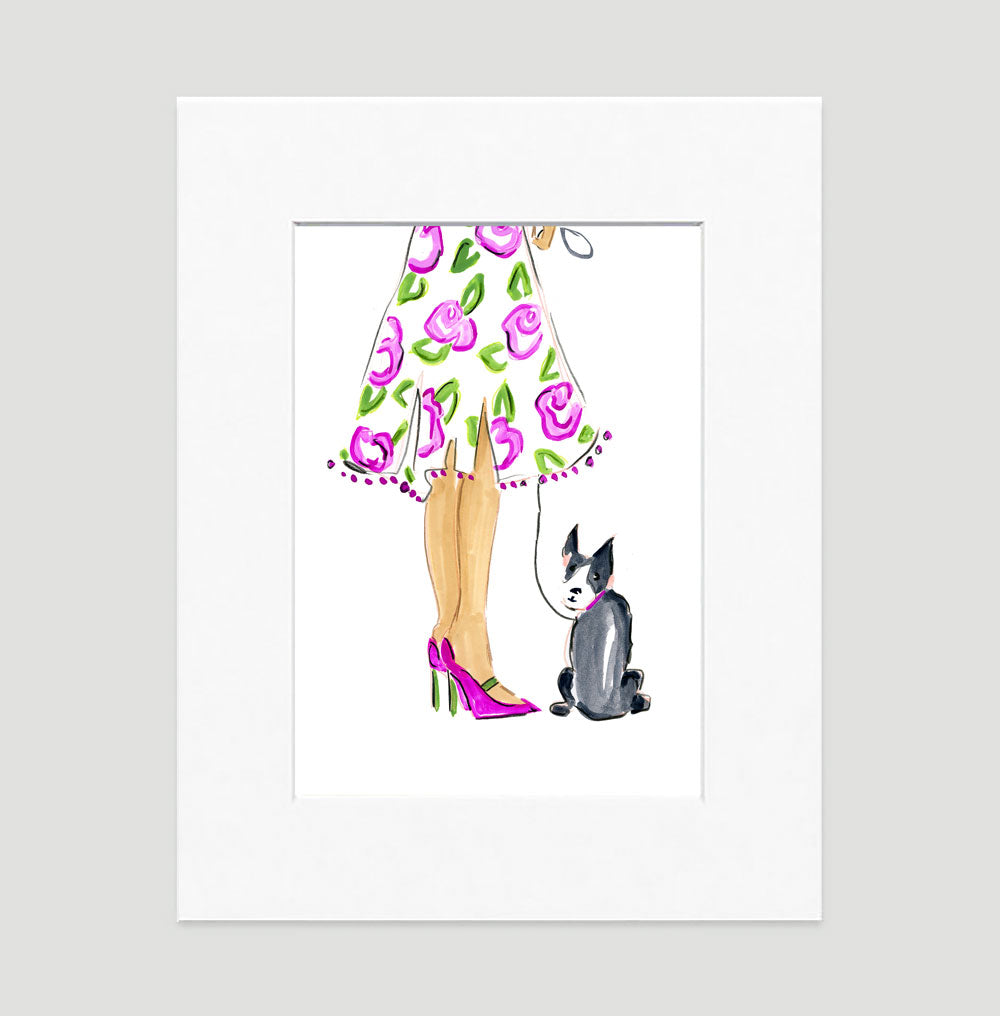 My Date - Fashion Illustration Wall Art Collection-Di Lewis