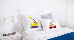 Bulldozer - Personalized Kids Pillowcase Collection