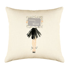 My Way Throw Pillow Cover - Fashion Illustrations Throw Pillow Cover Collection-Di Lewis