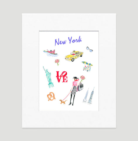 New York Art Print - Travel Print Wall Art Collection-Di Lewis