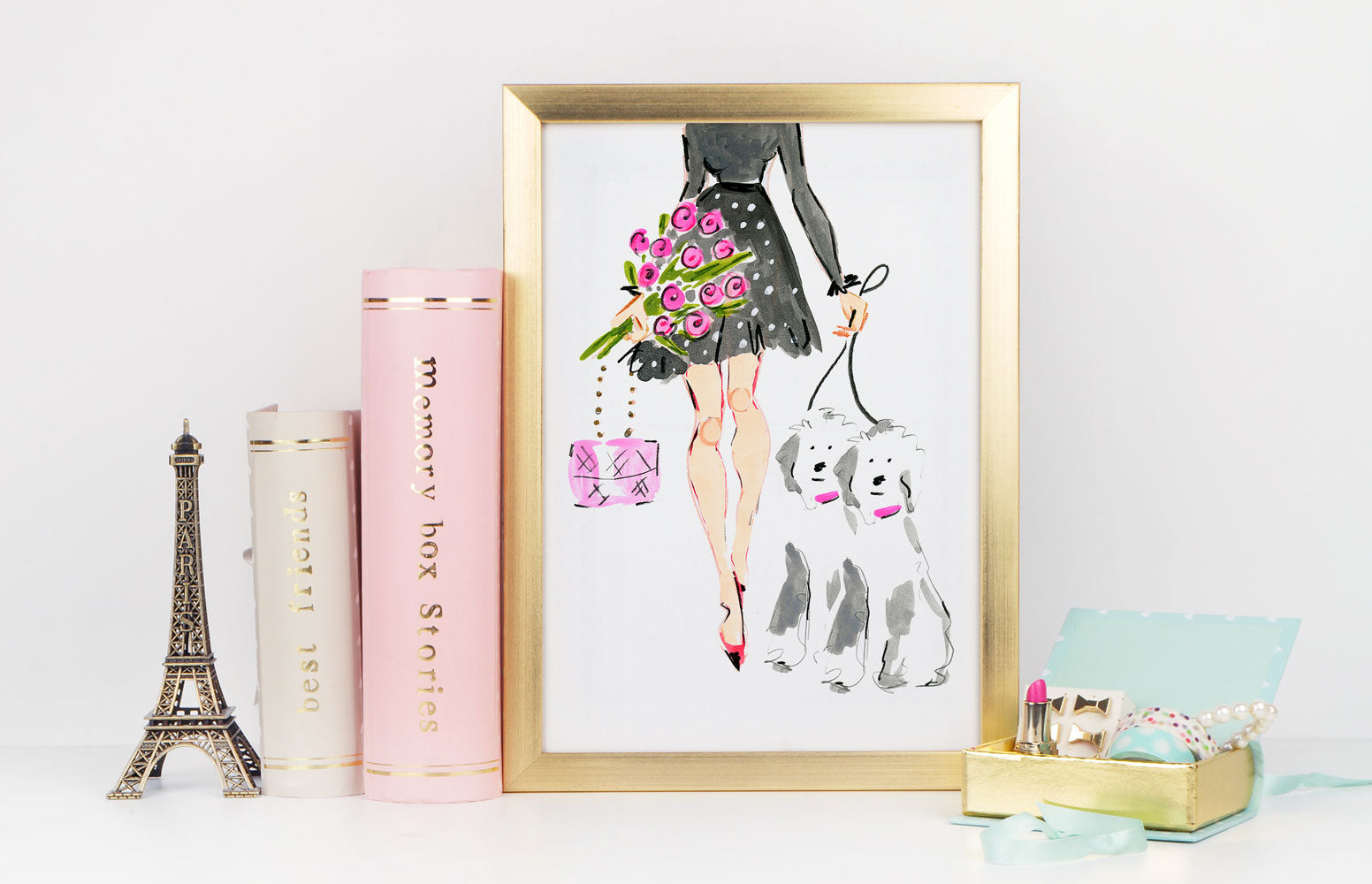 Oh My! Art Print - Fashion Illustration Wall Art Collection-Di Lewis