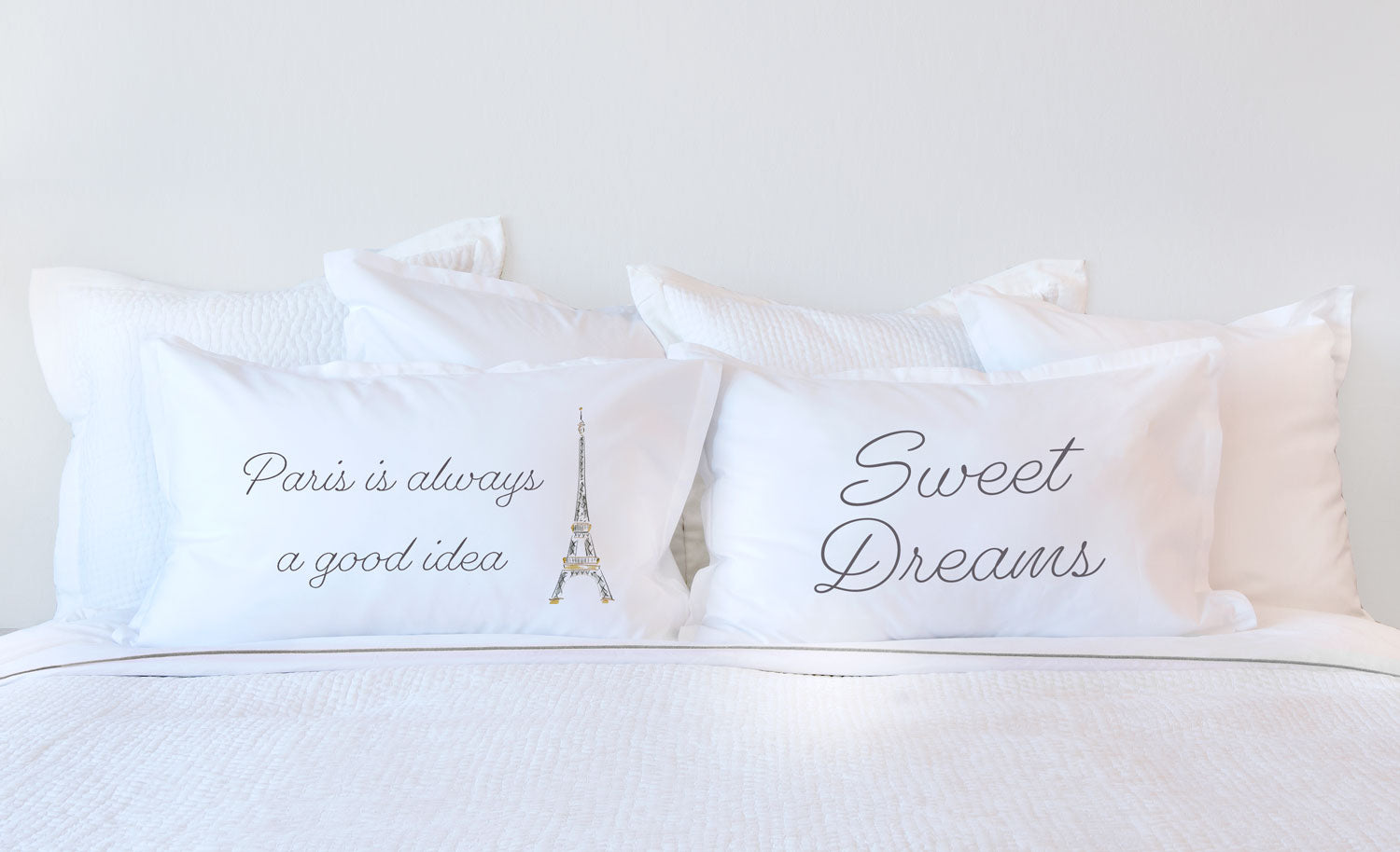 Paris Is Always A Good Idea - Inspirational Quotes Pillowcase Collection-Di Lewis