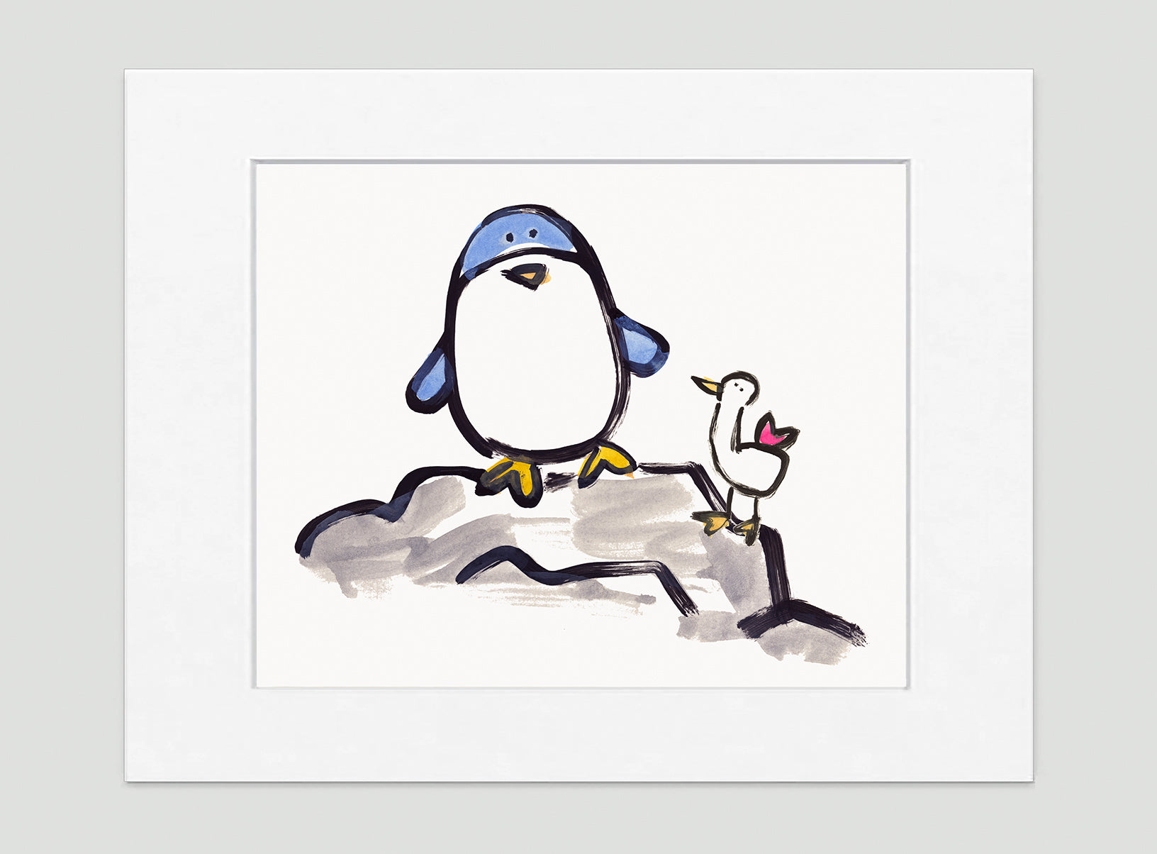 Percy Penguin Art Print - Kids Wall Art Collection-Di Lewis