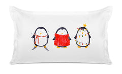 Christmas Penguins - Kids Personalized Pillowcase Collection