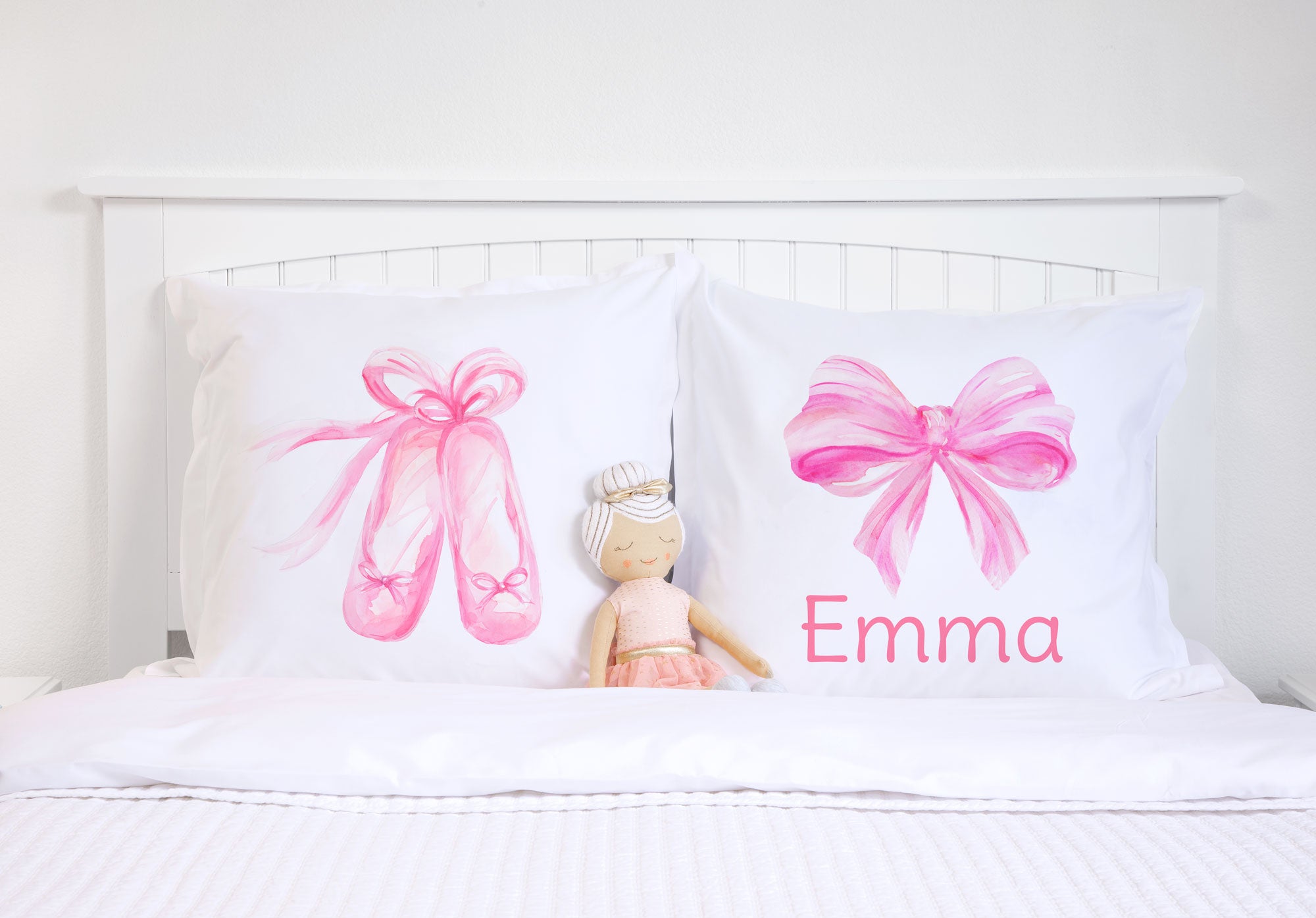 Pink Bow - Personalized Kids Pillowcase Collection