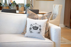 Queen Of Just About Everything Throw Pillow Cover - Decorative Designs Throw Pillow Cover Collection-Di Lewis