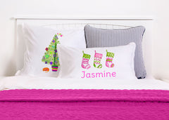 Christmas Stocking - Kids Personalized Pillowcase Collection