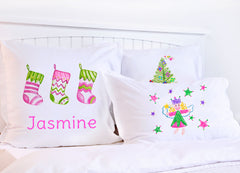 Christmas Stocking - Kids Personalized Pillowcase Collection