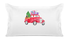 Christmas Truck Delivery - Kids Personalized Pillowcase Collection