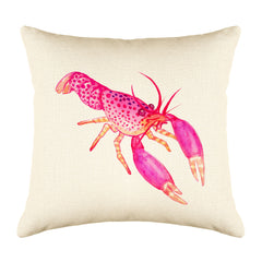 Reef Lobster Throw Pillow Cover - Coastal Designs Throw Pillow Cover Collection-Di Lewis