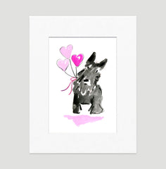 Sammie Scottie - Dog Illustrations Wall Art Collection-Di Lewis