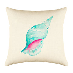 Sea Shell Throw Pillow Cover - Coastal Designs Throw Pillow Cover Collection-Di Lewis