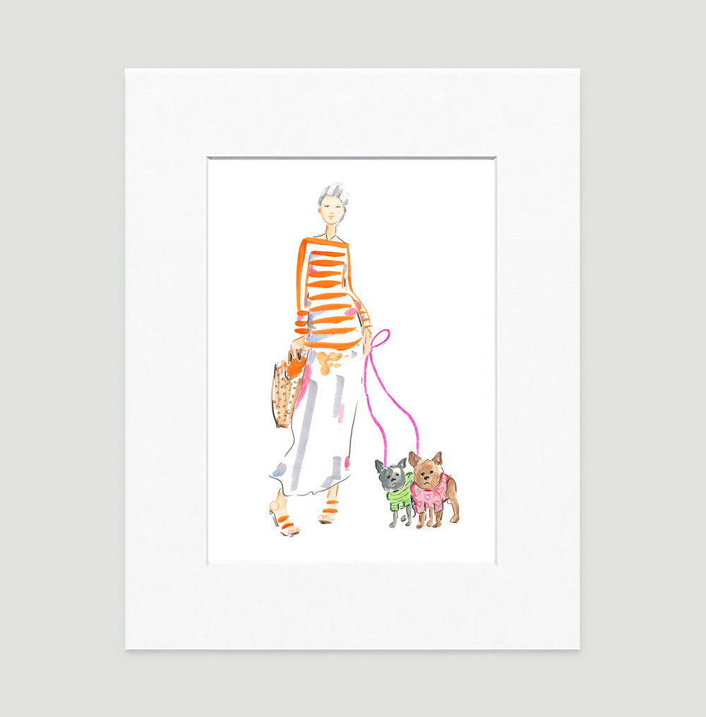 Simply Natural Art Print - Fashion Illustration Wall Art Collection-Di Lewis