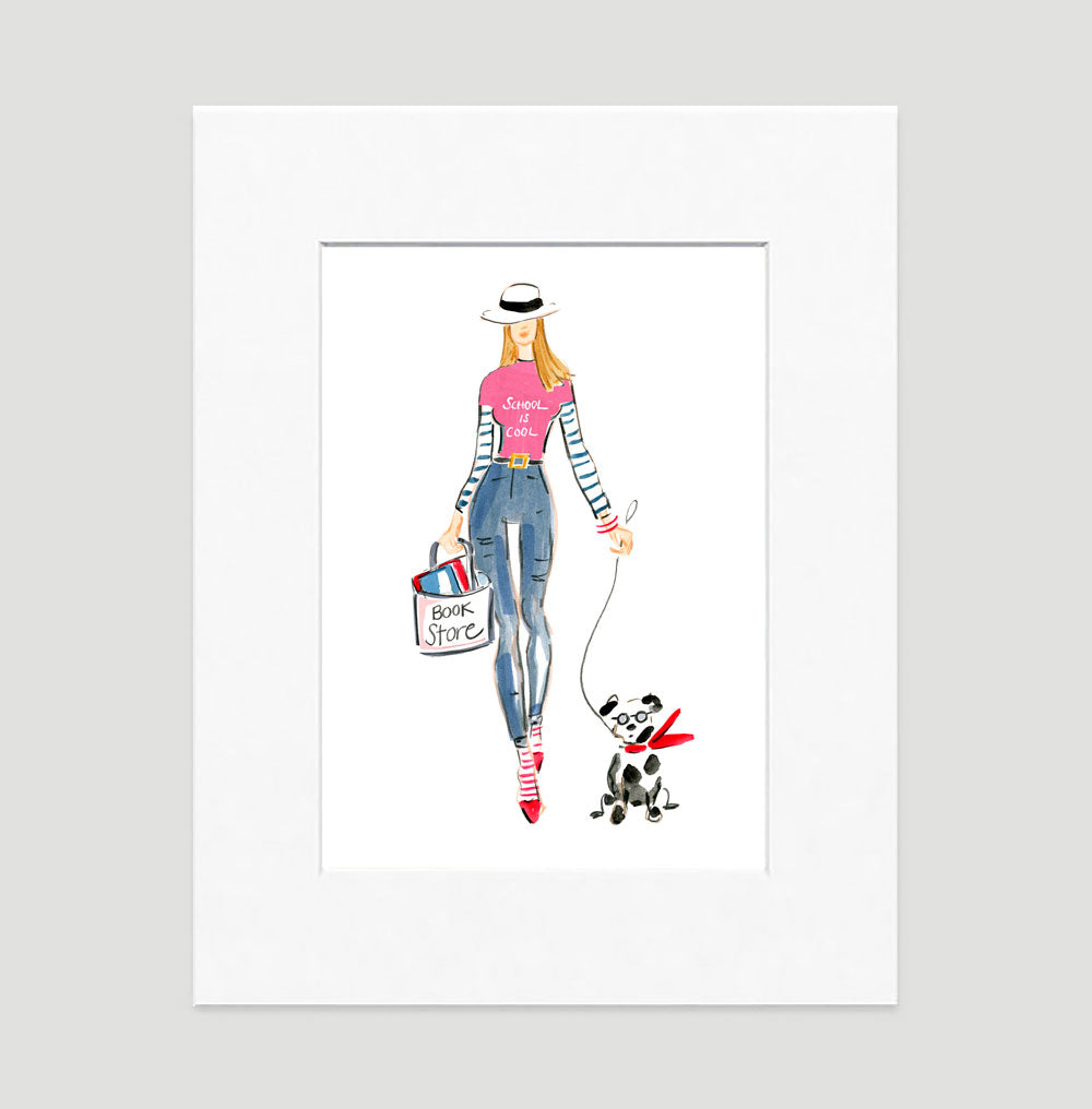Smart And Hip Art Print - Fashion Illustration Wall Art Collection-Di Lewis