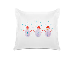 Winter Snowman - Kids Personalized Pillowcase Collection