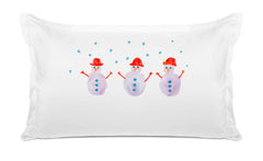 Winter Snowman - Kids Personalized Pillowcase Collection