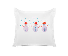 Winter Snowman - Kids Personalized Pillowcase Collection