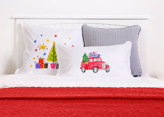 Christmas Truck Delivery - Kids Personalized Pillowcase Collection