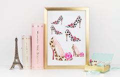 Step It Up Art Print - Fashion Illustration Wall Art Collection-Di Lewis