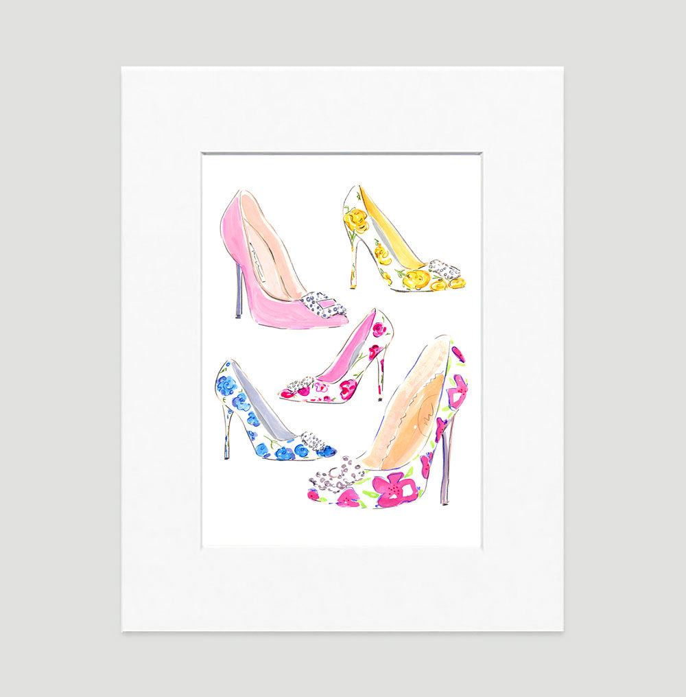Stepping Out Art Print - Fashion Illustration Wall Art Collection-Di Lewis
