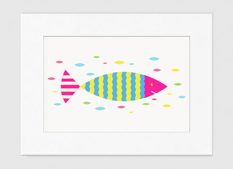 Sushi Art Print - Kids Wall Art Collection-Di Lewis