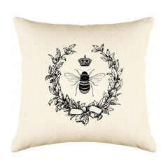 Napoleonic Bee Throw Pillow Cover - Decorative Designs Throw Pillow Cover Collection-Di Lewis