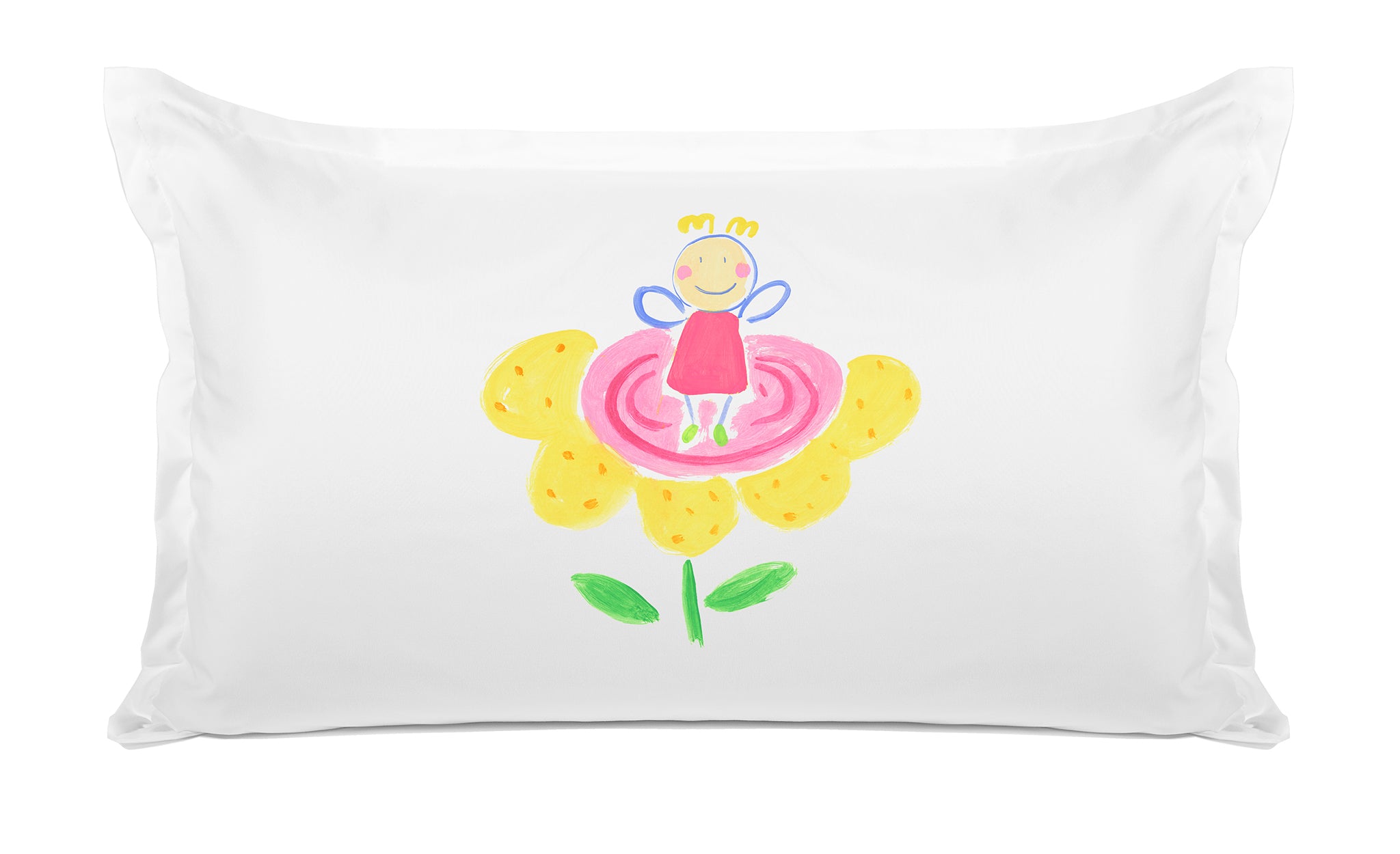 Colorful Flower Fairy - Personalized Kids Pillowcase Collection
