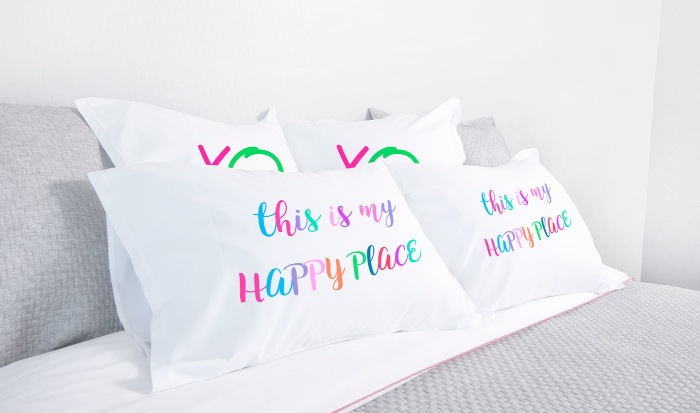 This Is My Happy Place - Inspirational Quotes Pillowcase Collection-Di Lewis