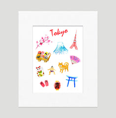 Tokyo Art Print - Travel Print Wall Art Collection-Di Lewis