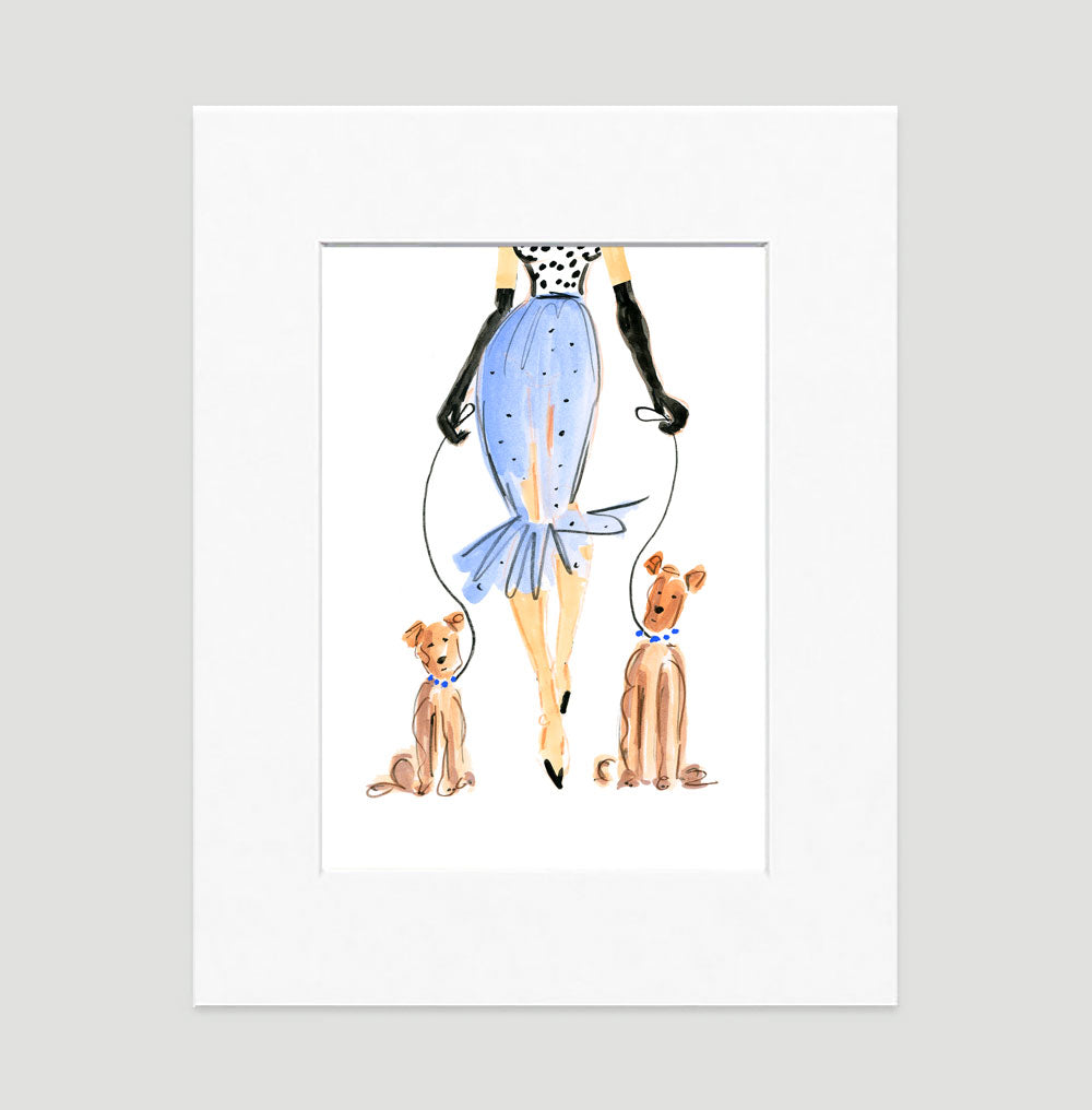 Uptown Girl Art Print - Fashion Illustration Wall Art Collection-Di Lewis