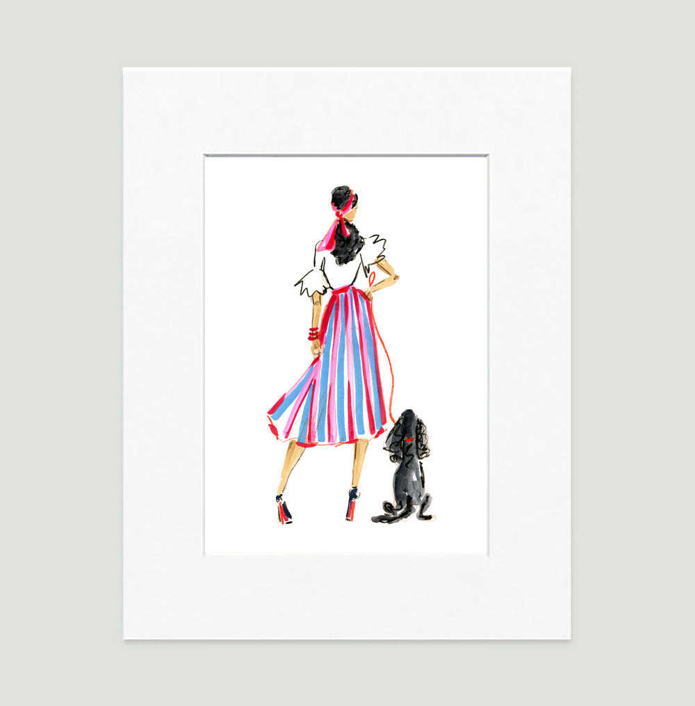 West Side Story Art Print - Fashion Illustration Wall Art Collection-Di Lewis