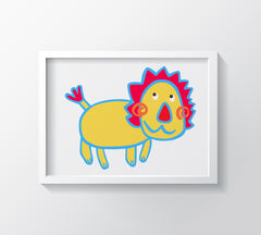 What'S Up Art Print - Kids Wall Art Collection-Di Lewis