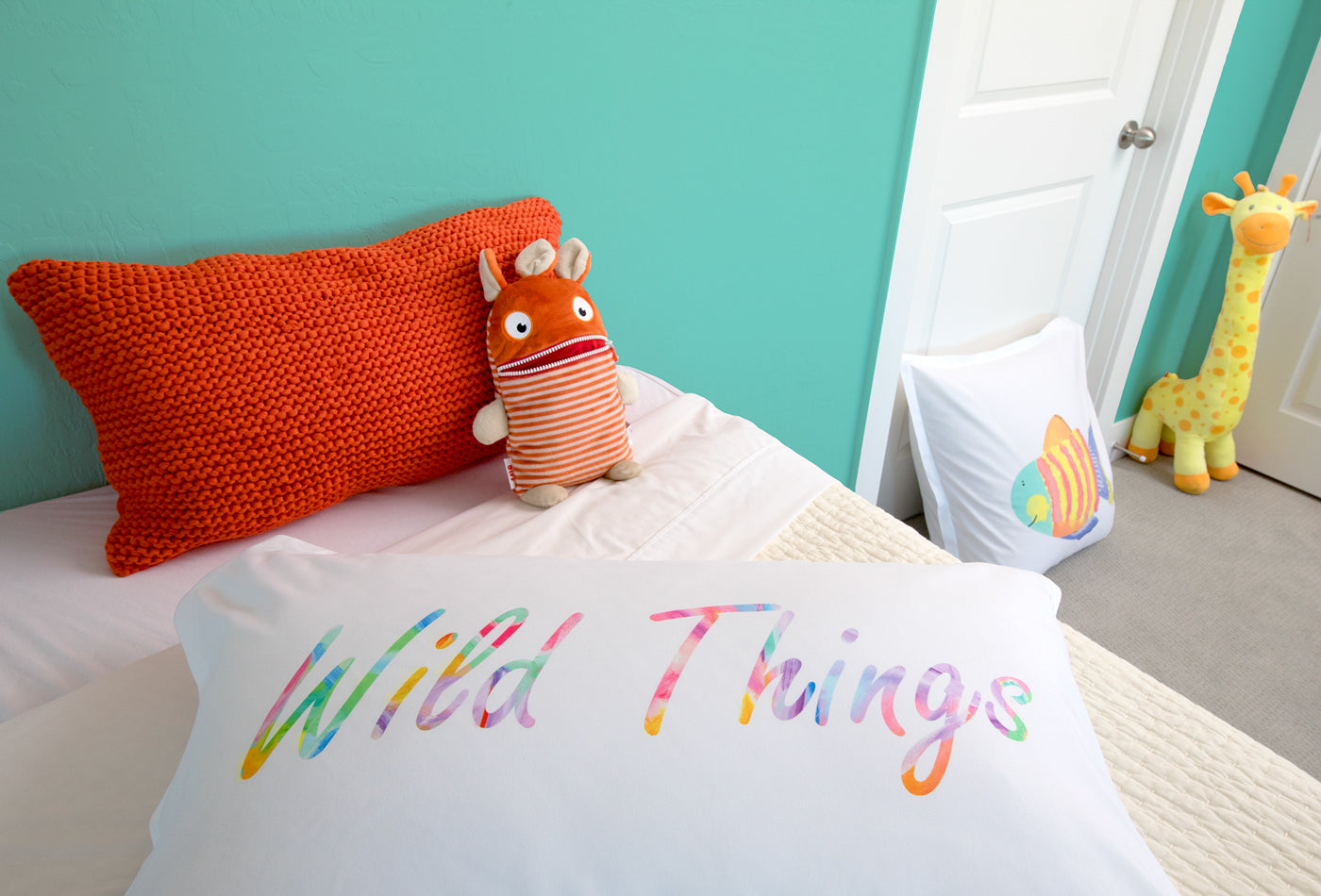Wild Things - Inspirational Quotes Pillowcase Collection-Di Lewis