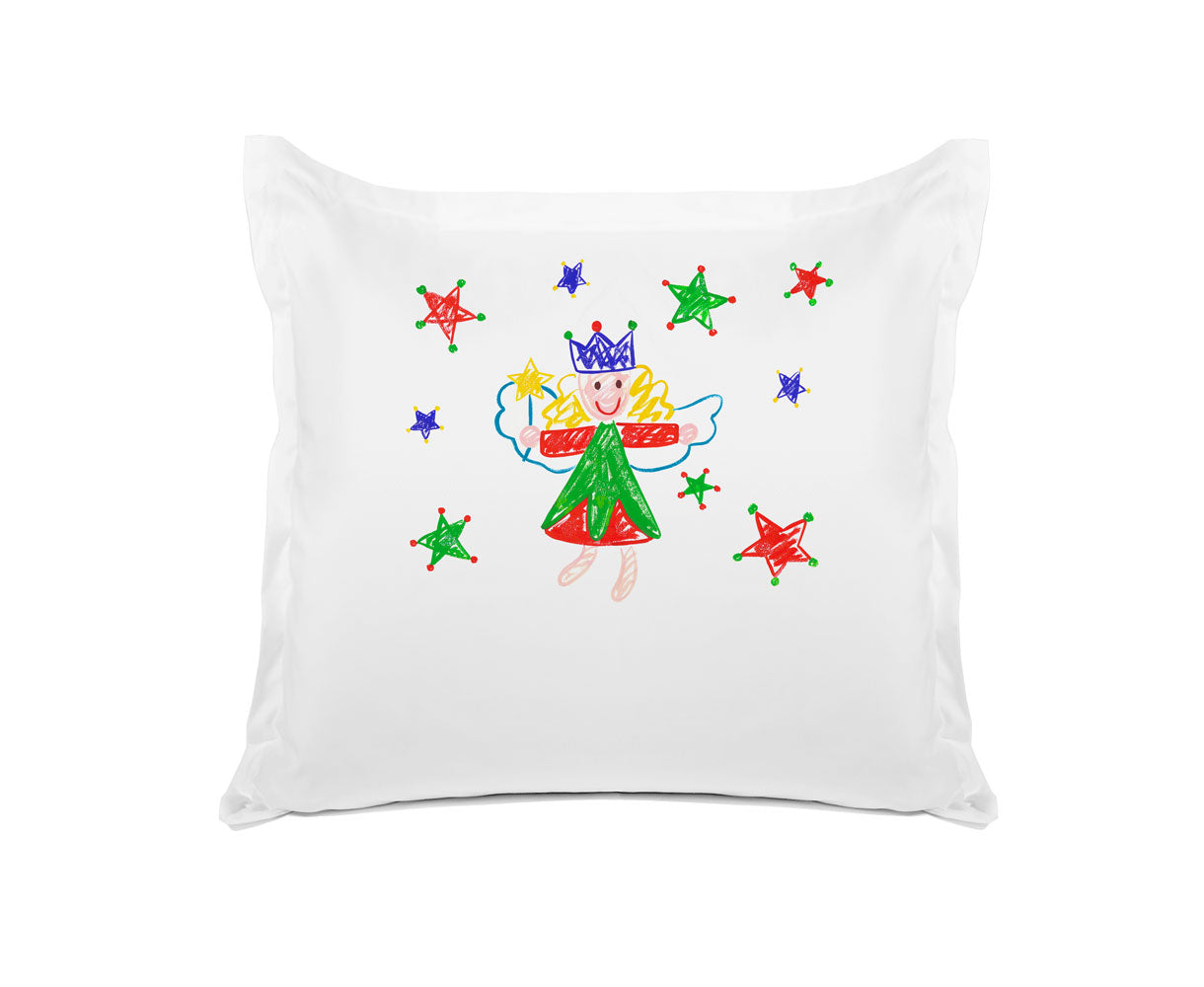 Christmas Stars Red & Green - Kids Personalized Pillowcase Collection