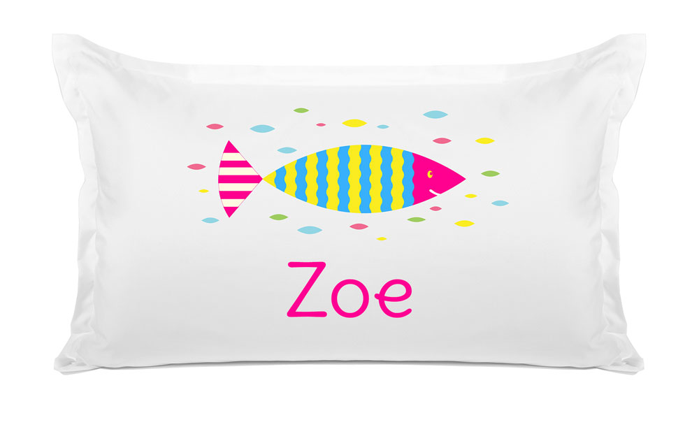 Colorful Fish - Personalized Kids Pillowcase Collection