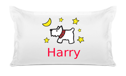 Dog Moon - Personalized Kids Pillowcase Collection