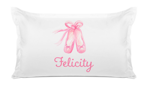 Ballet Slippers - Personalized Kids Pillowcase Collection