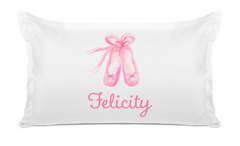 Ballet Slippers - Personalized Kids Pillowcase Collection